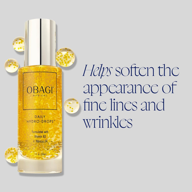 Obagi Daily Hydro-Drops Facial Serum – Hydrates & Helps Soften the Appearance of Fine Lines & Wrinkles - Infinity Warehouse