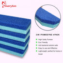 Maryton Foot Pumice Stone for Feet Hard Skin Callus Remover and Scrubber (Pack of 4) (Blue) MARYTON
