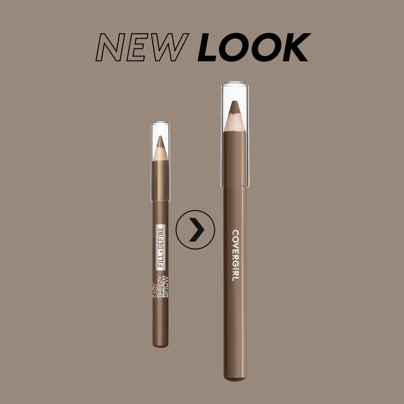 COVERGIRL Easy Breezy Brow Fill + Define Pencil, Soft Blonde 0.008 Oz  (packaging may vary) COVERGIRL