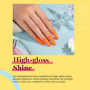 Beetles Gel Nail Polish 15ml Tammy Tangerine Color Gel Polish Soak Off LED Nail Lamp Spring Summer Neon Color Gel Polish Nail Art Manicure Salon DIY Home 0.5Oz beetles Gel Polish Store