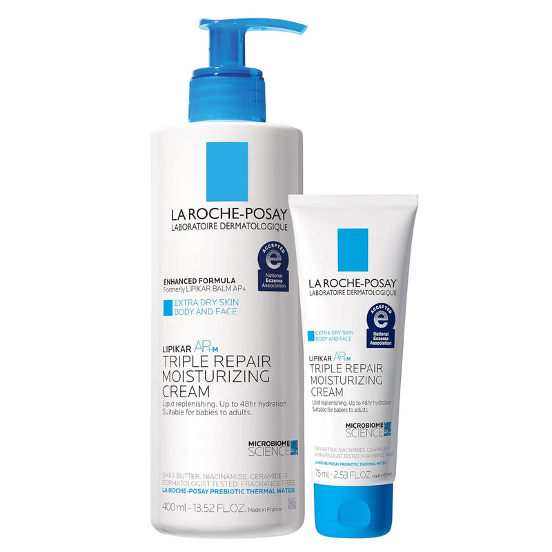 La Roche-Posay Lipikar AP+ Triple Repair Moisturizing Cream | Face & Body Lotion For Dry Skin | Shea Butter & Niacinamide Moisturizer | Gentle Face & Body Cream For Dry, Rough & Sensitive Skin Infinity Warehouse
