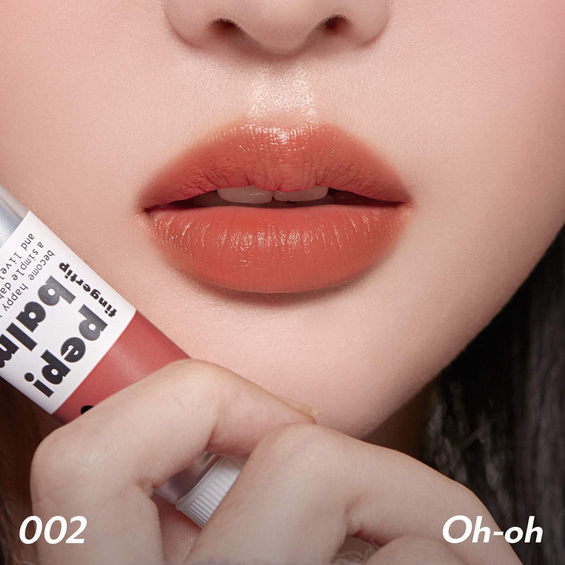 I’M MEME Pep! Balm | Multi-use Lip and Cheek Tint with Shea Butter | Liquid Blush and Lip Stain Balm in One | 002 Oh-oh | K-Beauty I'M MEME