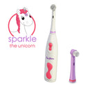 Brusheez® Electronic Toothbrush Replacement Brush Heads 2 Pack (Sparkle The Unicorn) Brusheez