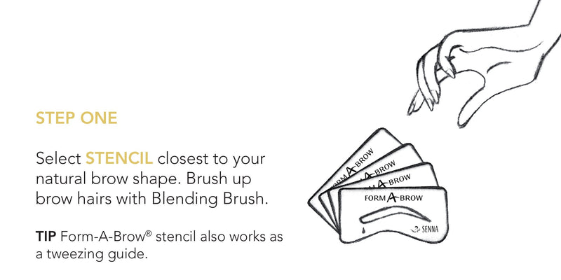 Senna Cosmetics Form-A-Brow Kit, Neutral, 0.15 Ounce Naicy