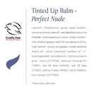 Lanolips Tinted Balm Perfect Nude - Tinted Lanolin Lip Balm with Glossy Nude Sheen - Moisturizing Lip Care (12.5g / 0.44oz) Lanolips