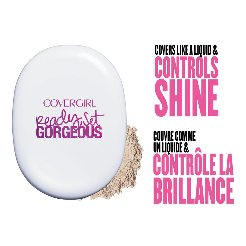 COVERGIRL Ready Set Gorgeous Pocket Powder Foundation Medium/Deep (305/310), .37 oz (packaging may vary) COVERGIRL Store