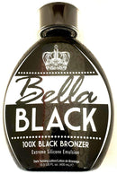 Bella Black 100X Bronzer Tanning Lotion – Premium Tanning Bed Lotion with Extreme Silicone Emulsion and Banana Fruit Extract – Instant Results – Dark Tanning Lotion for Indoor Tanning Beds - 13.5oz Dolce Vita