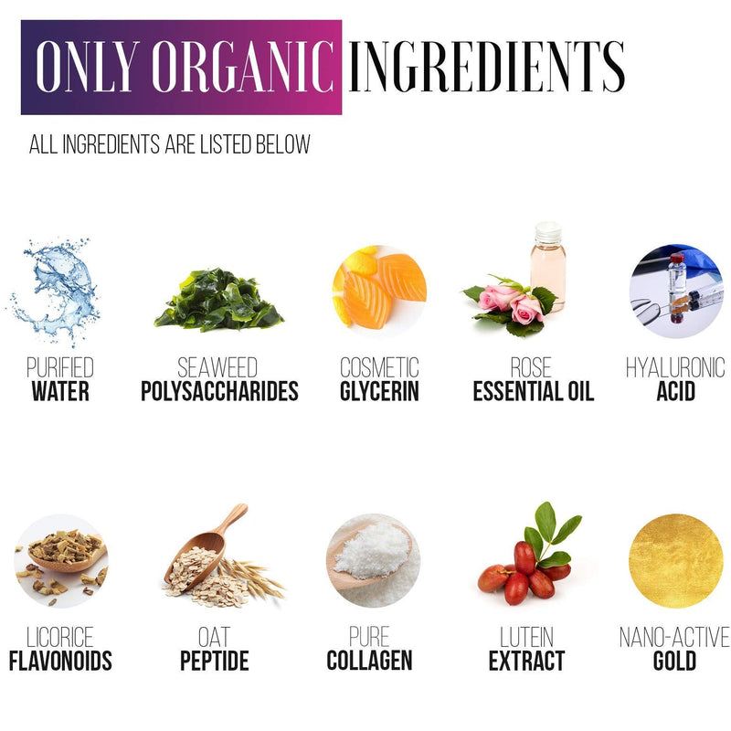 Under Eye Patches - 24K Gold Under Eye Mask Anti-Aging Hyaluronic Acid Collagen Under Eye Pads Reducing Dark Circles & Wrinkles Treatment Gel Bags LE GUSHE