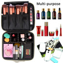 Relavel Travel Makeup Train Case Makeup Cosmetic Case Organizer Portable Artist Storage Bag with Adjustable Dividers for Cosmetics Makeup Brushes Toiletry Jewelry Digital Accessories (Marble, White) Relavel