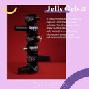 Beetles Jelly Crystal Gel Nail Polish Set Summer-6pcs Colors Blue Red Purple Rainbow Neon Yellow Green Orange Gel Polish Kit LED Dryer Cured See Through Nail Trend 2020 Gel Nail Art Kit 7.3m Bottle beetles Gel Polish