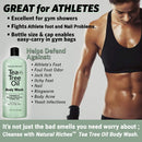 Natural Riches Tea Tree Body Wash - Body Soap to Fight Jock Itch, Itchy Skin, Athletes Foot, Eczema & Body Odor - Peppermint, Eucalyptus & Tea Tree Oil - Women & Mens Natural Body Wash – 2x16 fl oz Natural Riches