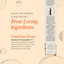 Grande Cosmetics GrandeBROW-FILL Volumizing Brow Gel, Tinted or Clear Eyebrow Mascara, Soft Flexible Hold, Water Resistant Infinity Warehouse