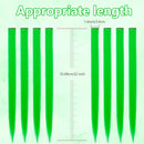 MEckily 22 inch Colored Hair Extensions Party Highlights, Straight Hairpiece Clip in Synthetic Hair Extensions for Kids Girls(10 Pcs Green) MEckily Store