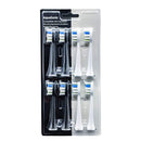 AquaSonic Duo PRO 8-pack replacement brush heads - Upgraded ProFlex Brush Heads For Improved Plaque Removal - Genuine AquaSonic Aquasonic
