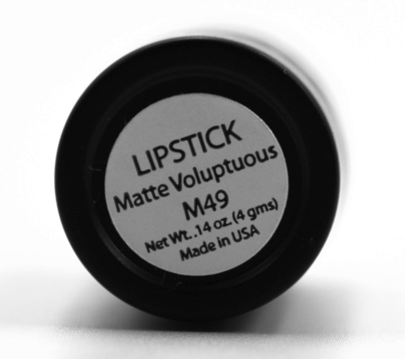 Voluptuous Deep Dark Black Violet Lipstick Color Moisturizing Paraben Free, No Animal Testing & Cruelty Free Lip Makeup Color for Young and Older Women Pure Ziva