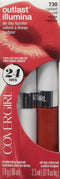 COVERGIRL Outlast Illumia All-Day Moisturizing Lip Color, Radiant Red 730 , 1 Count COVERGIRL