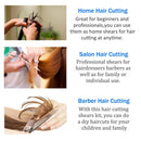 Hair Cutting Scissors, Haircut Scissors Kit Thinning Shears Kit for Home, Barber, Salon WeTest