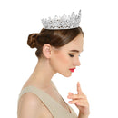 JOYPEA Crown Women Girls Rhinestone Womens Vintage Tiara Queens Birthday Pageant Costume Crown Bridal Crowns For Wedding Halloween JOYPEA