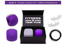 Jawzrsize Jaw, Face, and Neck Exerciser - Define Your Jawline, Slim and Tone Your Face, Look Younger and Healthier - Helps Reduce Stress and Cravings - Facial Exerciser (Level 3 - Advance) (Small, Purple) Jawzrsize Store