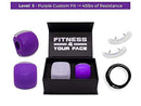 Jawzrsize Jaw, Face, and Neck Exerciser - Define Your Jawline, Slim and Tone Your Face, Look Younger and Healthier - Helps Reduce Stress and Cravings - Facial Exerciser (Advanced - Small, Purple) Jawzrsize