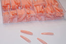 ALLKEM 360 Pcs Soft Gel Pink Tone Extra Long Ballerina XXL Soft Gel False Press on Nails full cover Set ALLKEM
