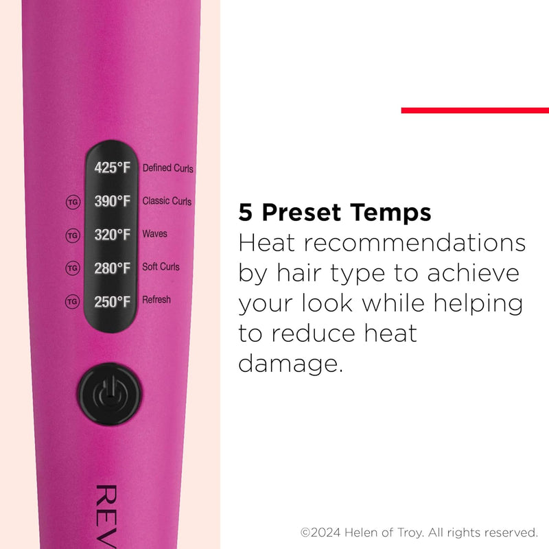 REVLON Easy Heat - 1" Precision Curling Iron Infinity Warehouse
