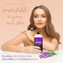 BOTANIC HEARTH Lavender Body Wash with Peppermint Oil - for Women & Men and Shower Gel - Fights Acne, Soothes Eczema and Dry Irritated Skin, Sulfate and Paraben Free - 16 fl oz Botanic Hearth