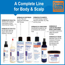Scalp Psoriasis & Dandruff Shampoo and Conditioner by DermaSolve | Seborrheic Dermatitis Shampoo & Conditioner - Naturally Heals Itchy Flakey Inflamed Skin and Provides Soothing Moisturizing Relief Dermasolve