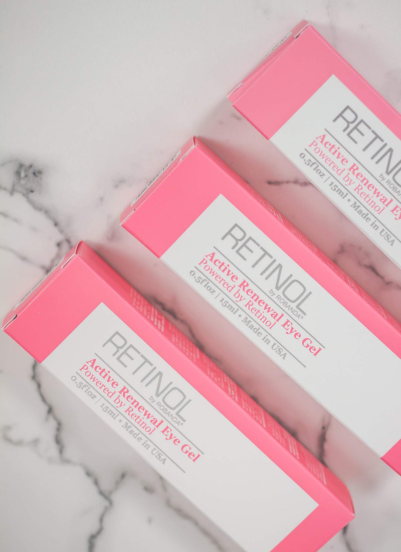 Retinol by Robanda Active Renewal Eye Gel│ Eye Formula Powered by Retinol Robanda