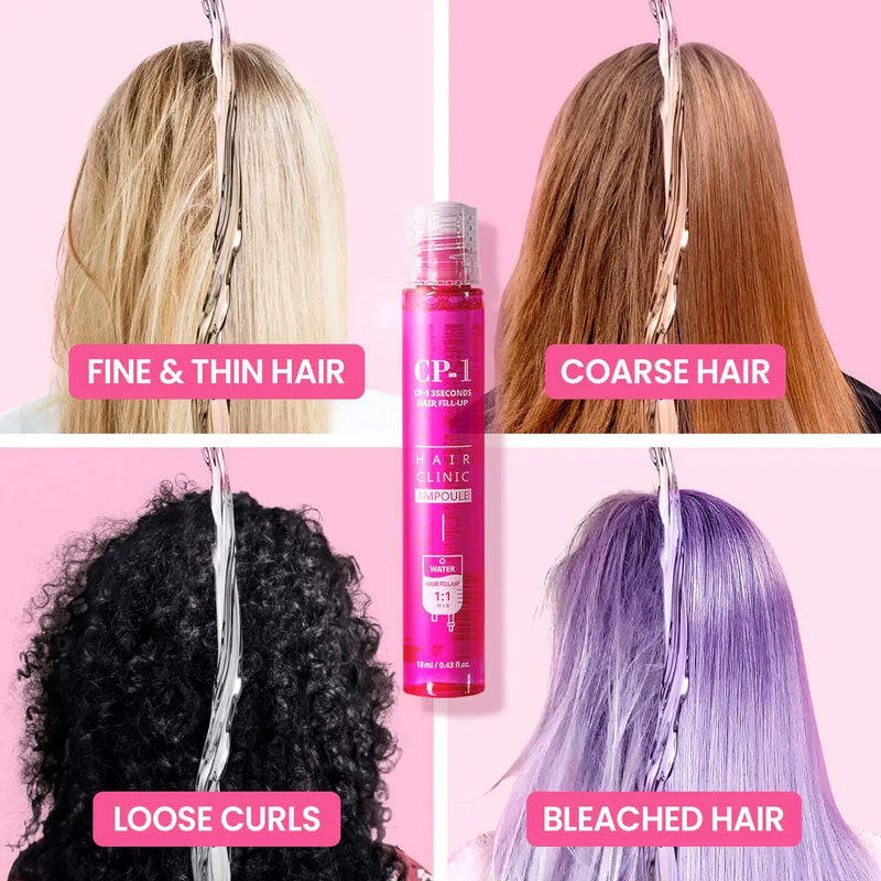 CP-1 3 Seconds Keratin Hair Treatment, Hair Mask, Rinse Off Deep Conditioner for Dry Damaged hair, Protein Mask, Salon quality self hair care (13ml 20ea SET) CP-1