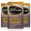 Just For Men Control GX Grey Reducing 2-in-1 Shampoo and Conditioner, Gradual Hair Color for Stronger and Healthier Hair, 4 Fl Oz - Pack of 3 (Packaging May Vary) Just for Men