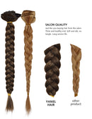 Yamel Remy Clip in Hair Extensions Human Hair 7Pcs 16 Clips Real Human Hair Extensions Clip Yamel