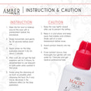 Amber Lash Magic Glue, Eyelash Extension Glue for Professional Use, 6 Weeks Bonding Strength Strong Bonding Power (10 ml) Amber Lash