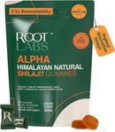 ROOT LABS 10-in-1 Alpha Shilajit Gummies | 4000 mg Pure Himalayan Shilajit with Tongkat Ali & Maca Root | for Men & Women | ShilAbsorb Bioavailability Tech | Sugar-Free, Vegan | 120 Gummies Infinity Warehouse