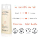 GIOVANNI 50:50 Balanced Hydrating Clarifying Shampoo & Calming Conditioner Set, 8.5 oz. Clean & Moisturize, For Over-Processed, Environmentally Stressed Hair, Sulfate Free, No Parabens, Color Safe GIOVANNI
