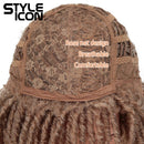 Style Icon 6" Short Dreadlock Wig Twist Wigs for Black Women Short Curly Synthetic Wigs (6", T27/613) Style Icon Store