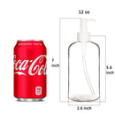 Youngever 6 Pack Plastic Pump Bottles 12 Ounce, Refillable Plastic Pump Bottles with Travel Lock Youngever Store