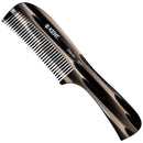 Kent 10T Graphite Finish, Large Hair Detangling Comb, Wide Teeth for Thick Curly Wavy Hair. Long Hair Detangler Comb For Wet and Dry. Saw-Cut from Cellulose and Hand Polished, Handmade in England KENT