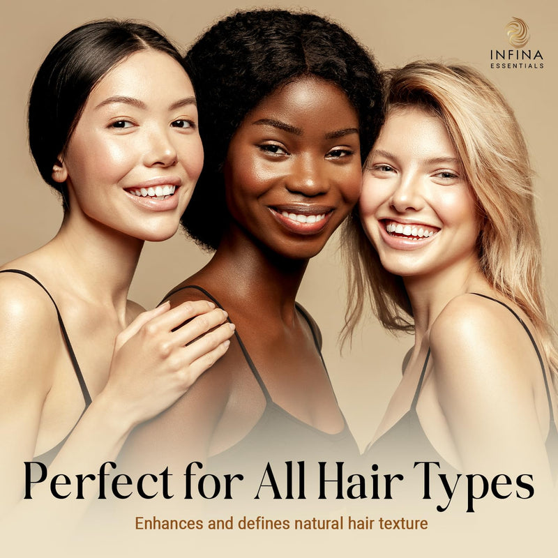 Batana Oil Shampoo and Conditioner Set - Biotin & Tea Tree Oil for Hair Growth & Thickness - Moisturizing & Nourishing Shampoo for Thinning Hair for Men & Women - 16 fl oz Each Infinity Warehouse