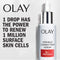 Olay Collagen Peptides Wrinkle Correction Serum with Vitamin B3, 1.3 Oz + Whip Face Moisturizer Travel/Trial Size Gift Set Olay