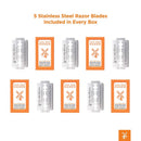 Van Der Hagen Safety Blades 5 Count (Pack of 1) Van Der Hagen