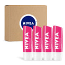 NIVEA Tinted Balm for Beautiful, Soft Lips, Fruity Watermelon, 0.68 Oz, 4 Count NIVEA