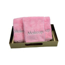 Arkwright Microfiber Makeup Remover Cloths, Pack of 6 Soft Coral Fleece Makeup Towels (13 x 13 in., Pink) Arkwright