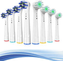 Replacement Toothbrush Heads for Oral B Braun, 8 Pack Professional Electric Toothbrush Heads, Precision Clean Brush Heads Refill Compatible with Oral-B 7000/Pro 1000/9600/ 5000/3000/8000 (8pack) TINGOX