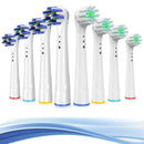 Replacement Toothbrush Heads for Oral B Braun, 8 Pack Professional Electric Toothbrush Heads, Precision Clean Brush Heads Refill Compatible with Oral-B 7000/Pro 1000/9600/ 5000/3000/8000 (8pack) TINGOX