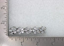 Faship Gorgeous Clear CZ Crystal Floral Small Hair Barrette Clip Faship