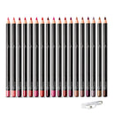DC-BEAUTIFUL 18 Colors Lip Liners Pencil Set with 2 Pencil Sharpeners, Premium Waterproof Smooth Lip Pencils, Long Lasting Matte Makeup Lipliners(2022 Upgraded) DC-BEAUTIFUL