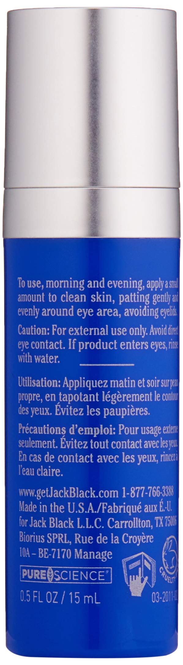 Jack Black Protein Booster Eye Rescue, 0.5 Fl Oz Jack Black