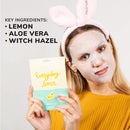 Everyday Lemon Brightening Mask With No Harsh Chemicals - Brightening, Clarifying, Balancing (Pack of 5) FACETORY Store
