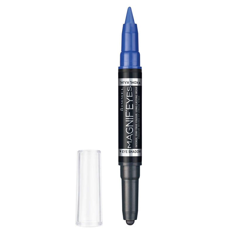 Rimmel Magnifeyes Double Ended Shadow and Eye Liner, Dark Side of Blue, 0.05 Ounce Rimmel